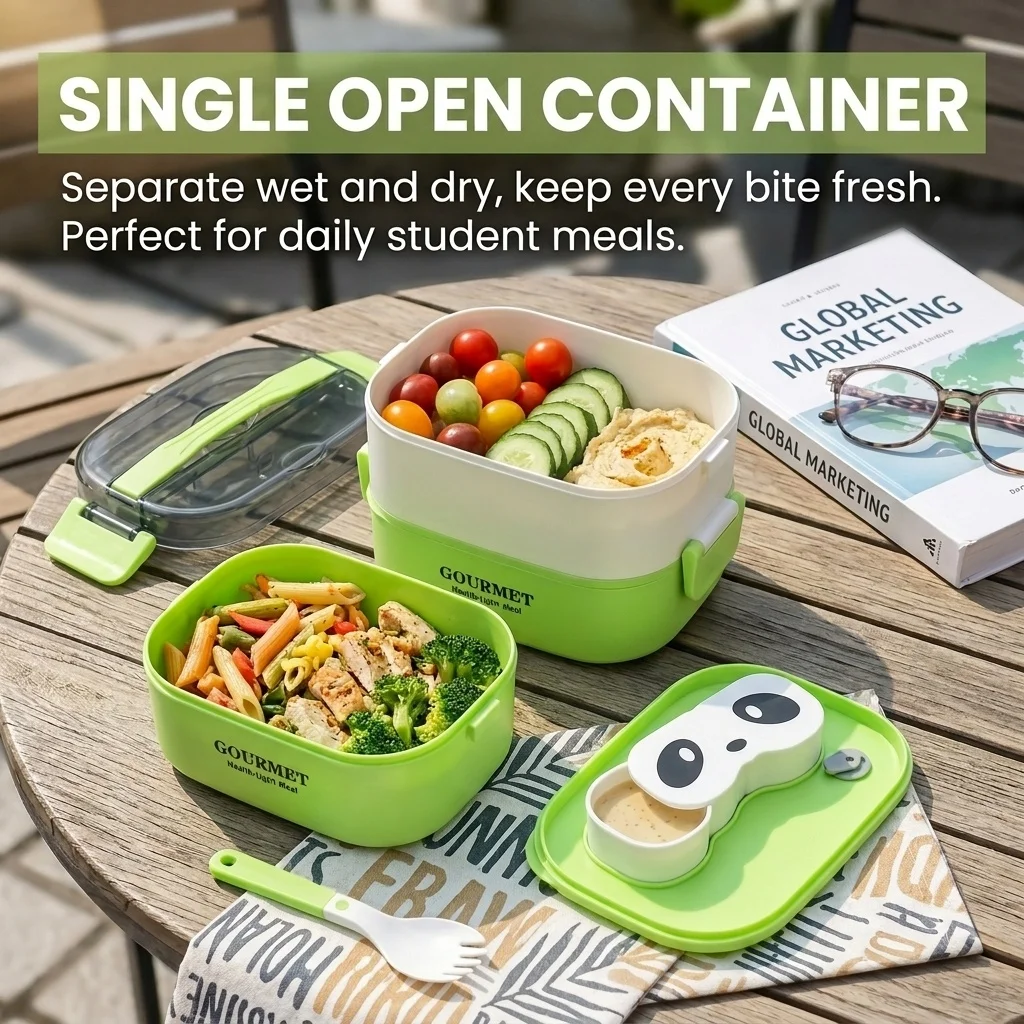 電子レンジ対応のプラスチック製弁当箱。汁漏れしにくいランチボ - Meal Prep Or Prep Meal のレビューと価格