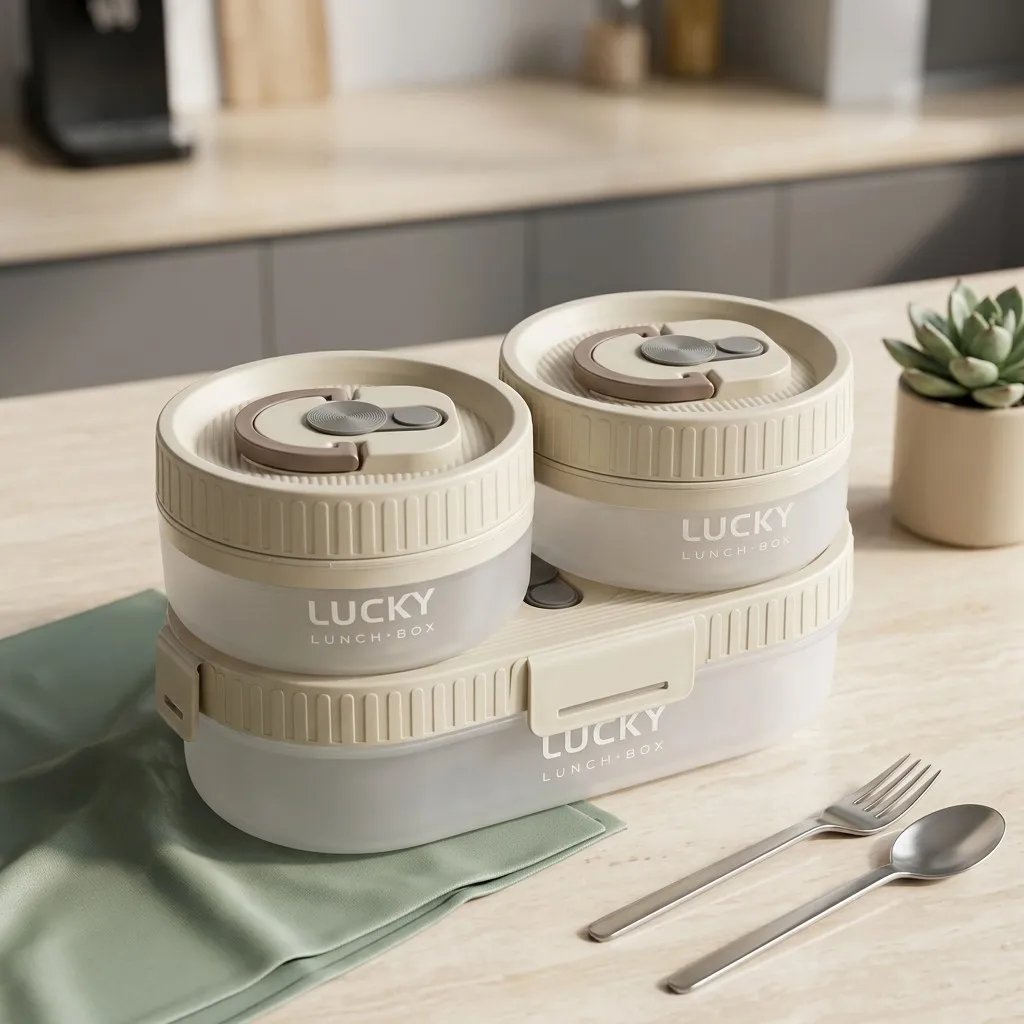 持ち運び可能な弁当箱セット。漏れ防止設計で、電子レンジ対応。 - Meal Prep Or Prep Meal のレビューと価格
