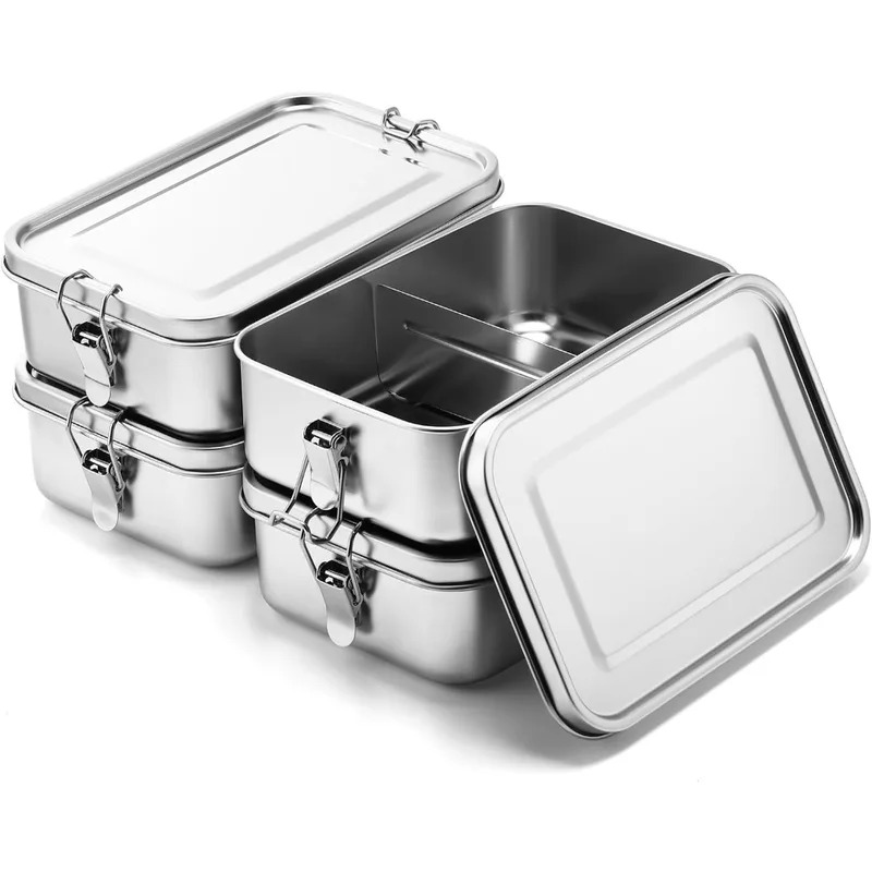 304ステンレス鋼製 1200/2400ml ランチボックス - Meal Prep Bowl のレビューと価格