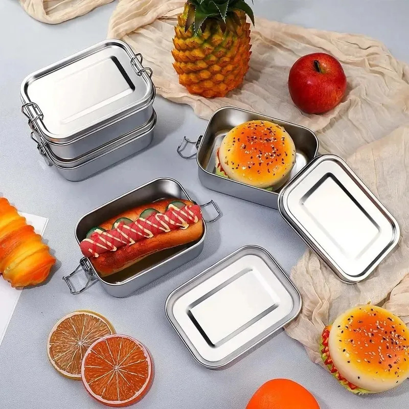 304ステンレス鋼製 1200/2400ml ランチボックス - Meal Prep Bowl のレビューと価格