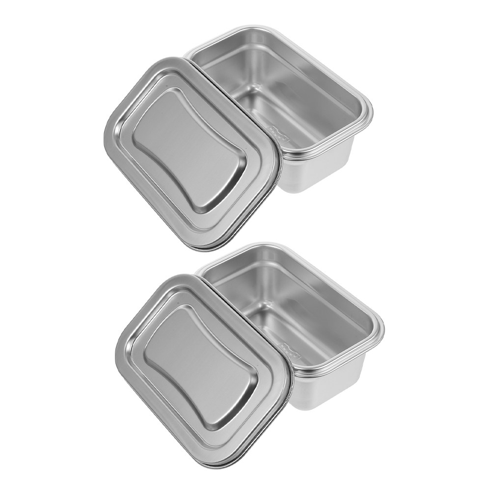 ステンレス製アイスクリーム保存容器2個セット。密閉性があり、 - Meal Prep Kitchen のレビューと価格